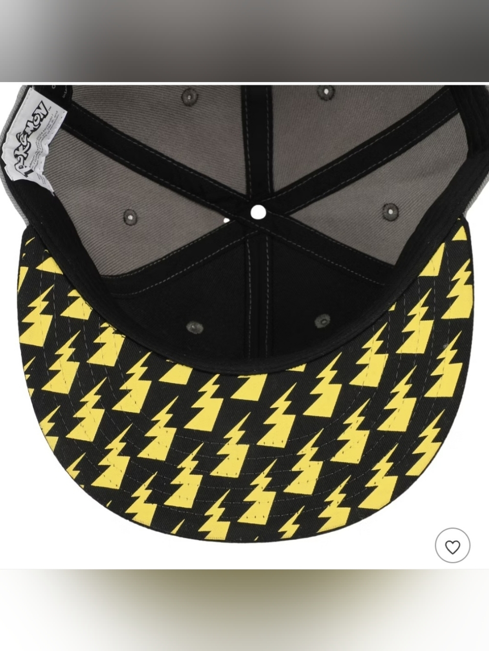 Pokemon Pikachu Snapback Cap (58cm) - Picture 5 of 16
